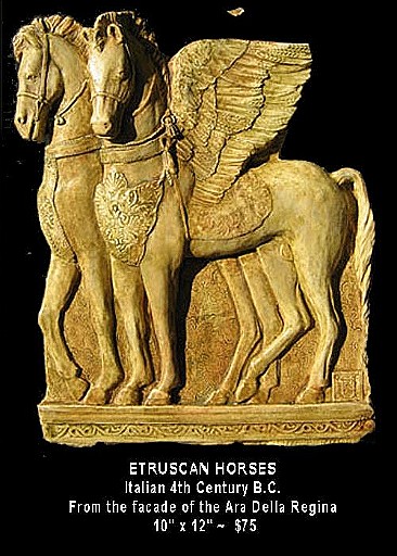Etruscan Winged Horses